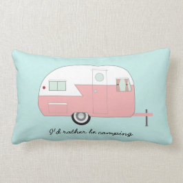 Retro Camper-Kissen - Rosa Lendenkissen