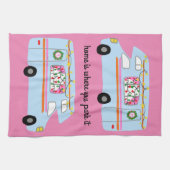 Retro Camper Motorhome RV Vanlife Geschirrtuch (Horizontal)