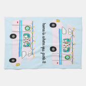 Retro Camper Motorhome RV Vanlife Geschirrtuch (Horizontal)