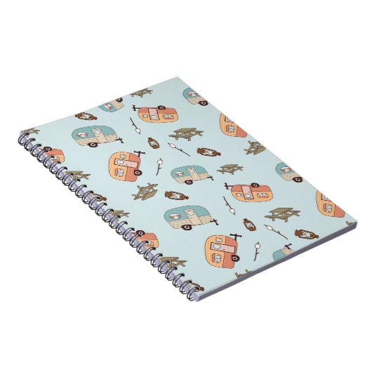 Retro Camper Notebook Notizblock (Rechte Seite)