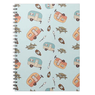 Retro-Camper-Notizbuch Notizblock