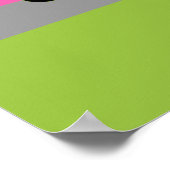 Retro Camper / Trailer and Car Poster (Ecke)