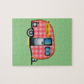 RETRO CAMPER TRAILER CHRISTMAS PUZZLE (Horizontal)