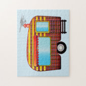 RETRO CAMPER TRAILER JIGSAW PUZZLES (Vertikal)