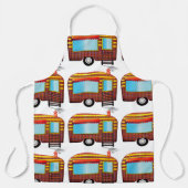RETRO CAMPER TRAILER KÜCHE SCHÜRZE (Vorderseite)