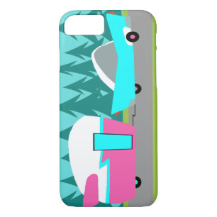 Retro Camper / Trailer und Auto iPhone 7 Fall iPhone 8/7 Hülle