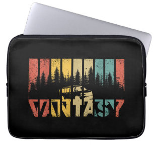 Retro Camper Van Life - Vintages Leben Laptopschutzhülle
