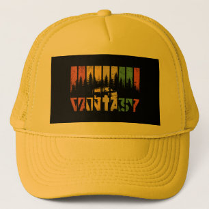Retro Camper Van Life - Vintages Leben Truckerkappe