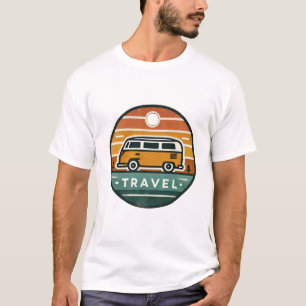 Retro-Camper-Van-Tasche - Vintage-Reisedesign T-Shirt