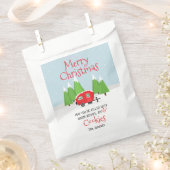 Retro Camper Weihnachten Geschenktütchen (Ausgeschnitten)