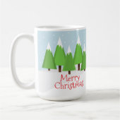 Retro Camper Weihnachten Kaffeetasse (Links)