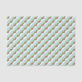 Retro Camper Weihnachten Seidenpapier (Vorderseite)