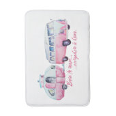 Retro Camper-Wohnwagen-und Van-Bad-Matte Badematte (Vorderseite Vertikal)