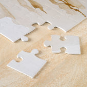 Retro-Campervan mit Surfbrett Puzzle (Seite)