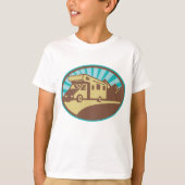 Retro Campervan T-Shirt (Vorderseite)