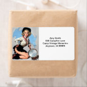 Retro Campfire Koch Pinup (Insitu)