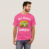Retro Camping 60er 70er Funny Hippie Rv Camping T-Shirt (Vorne ganz)