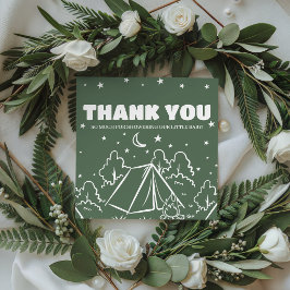 Retro-Camping-Abenteuer beginnt Favor-Tag Geschenkanhänger