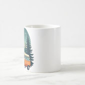 Retro-Camping-Abenteuer Van Life Wald-Explorer O Kaffeetasse (Mittel)