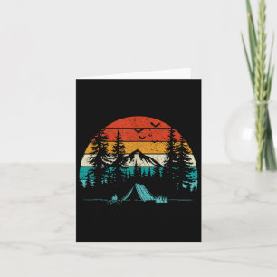Retro Camping Adventure Wanderlust Natur Außenbere Karte
