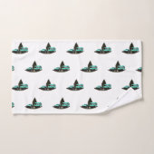 Retro Camping Anhänger Nomad Muster Handtuch (Handtuch)