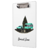 Retro-Camping-Anhänger-Zwischenablage Klemmbrett (Links)