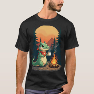 Retro-Camping Axolotl-Wildnisabenteuer Vintage T-Shirt