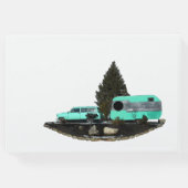 Retro Camping Car Trailer Gästebuch (Rückseite)