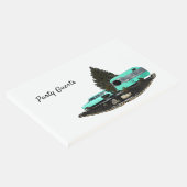 Retro Camping Car Trailer Gästebuch (Ecke)