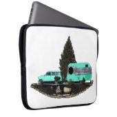 Retro Camping Car Trailer Notebook-Sieb Laptopschutzhülle (Vorne Rechts)