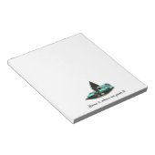 Retro Camping Car Trailer Notepad Notizblock (angewinkelt)