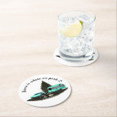 Retro Camping Car Trailer Paper Untersetzer (Vor Ort)