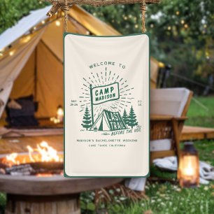 Retro-Camping-Junggesellinnen-Wochenende Banner