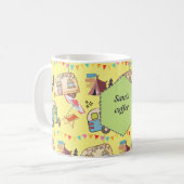 Retro-Camping Kaffeetasse (Vorderseite Links)