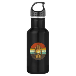 Retro-Camping Lantern Edelstahlflasche