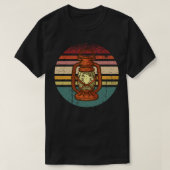 Retro-Camping Lantern T-Shirt (Design vorne)