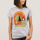 Retro Camping Mama trinkt Tee - Mama Camper (Vorderseite)