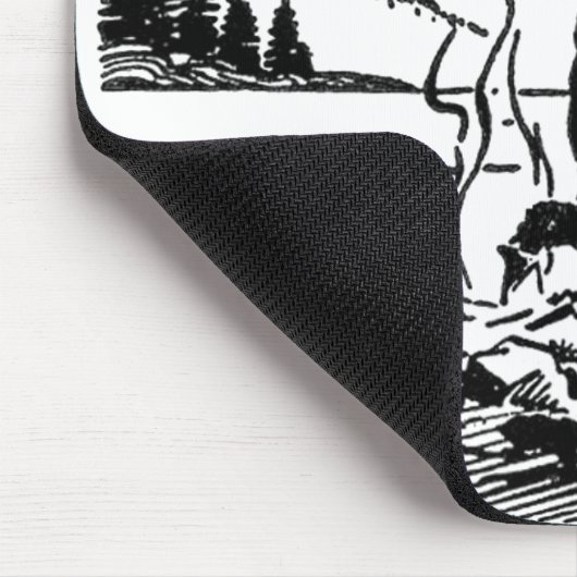 Retro-Camping Mousepad (Ecke)