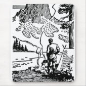 Retro-Camping Mousepad (Vorne)