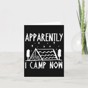 Retro Camping Outdoor Heartbeat Nature Camper Hiki Karte