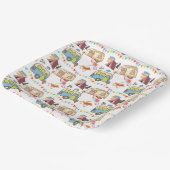 Retro-Camping Pappteller (Gewinkelt)