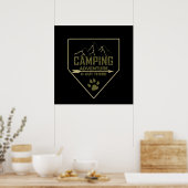 Retro-Camping Poster (Küche)