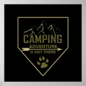 Retro-Camping Poster (Vorne)