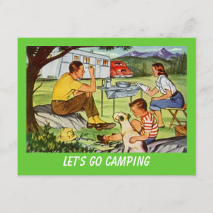 Retro-CAMPING-RALLY Einladung für Vintage-Camper