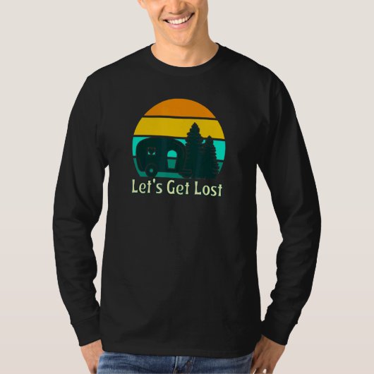 Retro Camping Road Trip T-Shirt (Vorderseite)