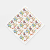 Retro-Camping Serviette (Ecke)