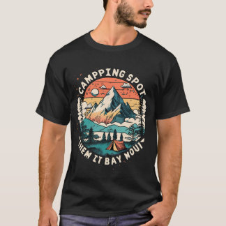 Retro Camping Spot T - Shirt - Adventure Mountain