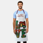 Retro Camping Theme LIEBE Camping Schürze (Getragen)
