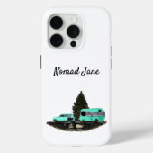 Retro Camping Trailer Handy Fall Case-Mate iPhone Hülle (Rückseite)