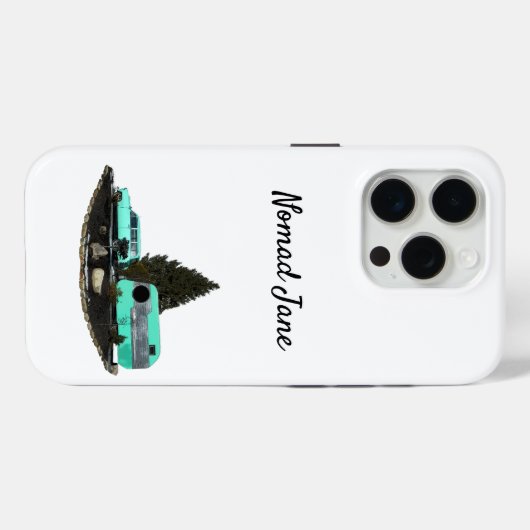 Retro Camping Trailer Handy Fall Case-Mate iPhone Hülle (Rückseite (Horizontal))